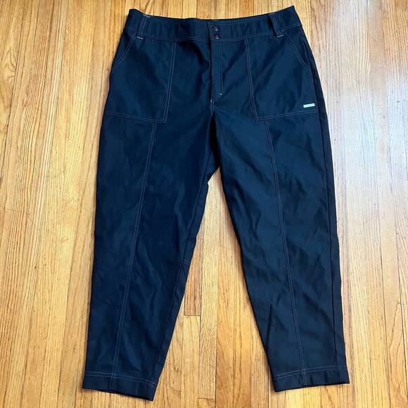 Sweaty Betty Pants Womens XL Black Capri Utility Cropped - Picture 1 of 9